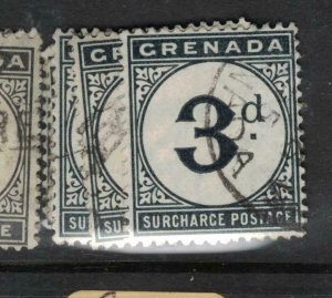 Grenada Postage Due SG D1-3 VFU (1ebp) 