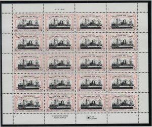 1998 Remember the Maine Navy 32c Sc 3192 MNH full mint sheet of 20