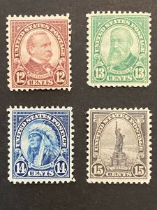 US Stamps-SC# 693 - 696 - MHR - SCV = $19.00