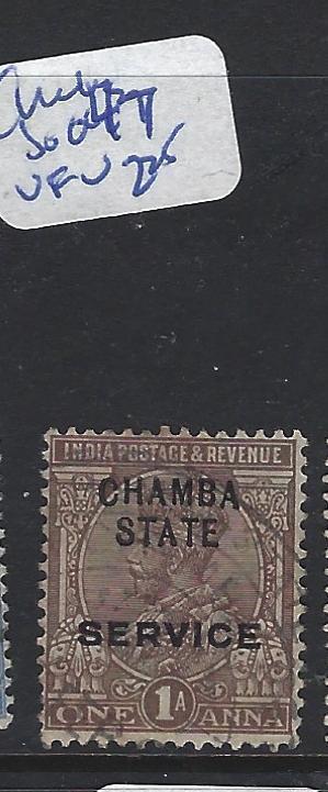 INDIA  CHAMBA   (P2909B)  KGV SERVICE 1A  SG 047   VFU