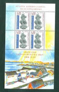 Greenland. 1999 Souvenir Sheet MNH. Greenland National Museum. Sc. # B24A. Morck