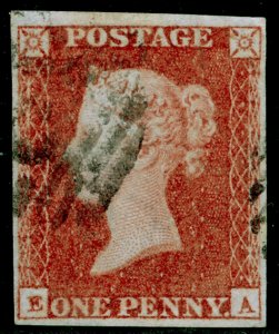 SG8, 1d red-brown, FINE USED. Cat £35. EA 