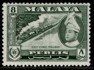 MALAYSIA - Perlis QEII SG33, 8c myrtle-green, M MINT.