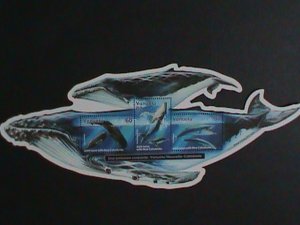 ​VANUATU-2001-SC#787a LOVELY BEAUTIFUL WALES SHAPE CUT  MNH S/S VERY FINE-