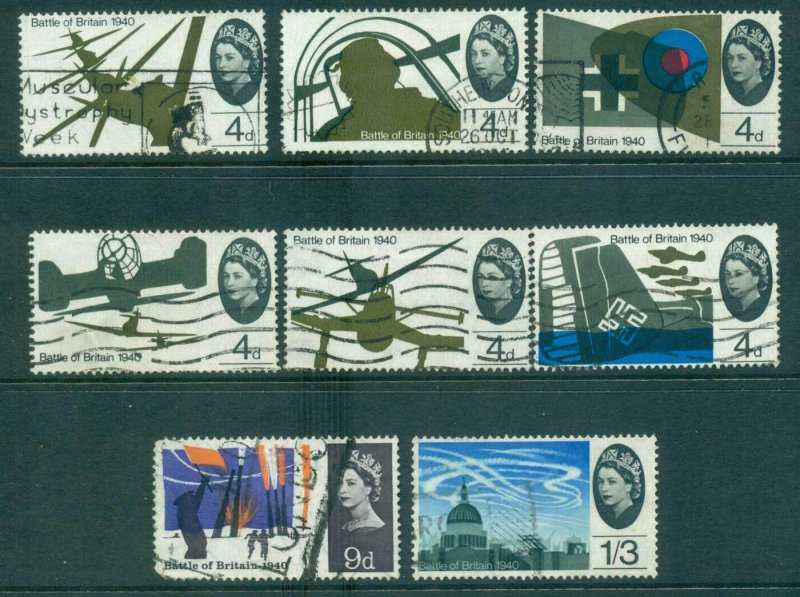 GB 1965 Battle of Britain Singles FU lot32797
