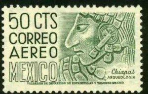MEXICO C220Eq, 50¢ 1950 Definitive 2nd Printing wmk 300. MINT, NH. VF.