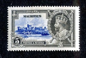 1935 Mauritius Sc.# 204 mlh* cv $0.60 ( JUB 30 )