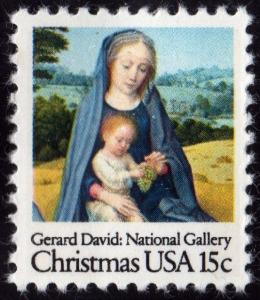 SC#1799 15¢ Christmas: Virgin & Child Single (1979) MNH