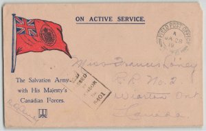 Canada 1919 WWI FPO T.36 Royal Canadian Engineers Illustrated Soldier's Cover