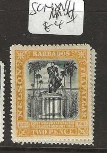 BARBADOS    SG148     NELSON    2D      MNH    P0902D H