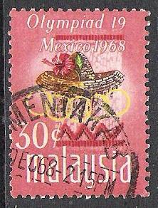 Malaysia #56 Olympics Used
