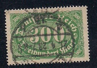 Germany Sc. # 158 Used Inflation Issue Wmk. 125 - L34