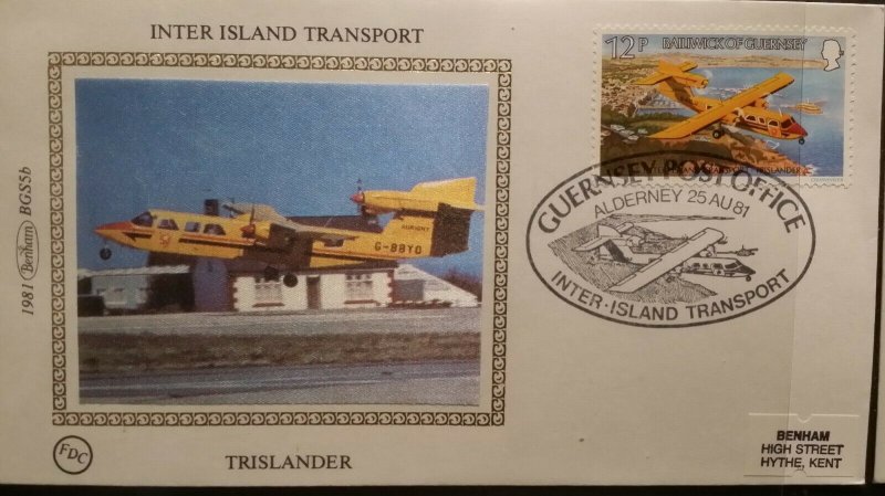 Guernsey 1981 Inter Island Transport Benham BGS5a-e  Coaster Trislander Launch