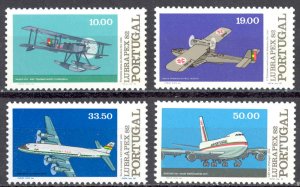 Portugal Sc# 1549-1552 MNH 1982 Planes