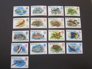 Bermuda 1978 Sc 363-379 set MNH