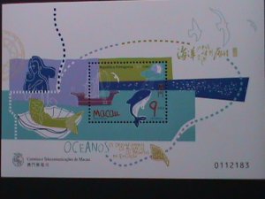 MACAU CHINA-1998-SC#932-OCEAN-MNH S/S VERY FINE  WE SHIP TO WORLD WIDE.