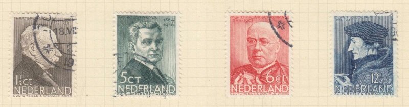 NETHERLANDS, 1936 Social Relief Fund, set of 4, used.