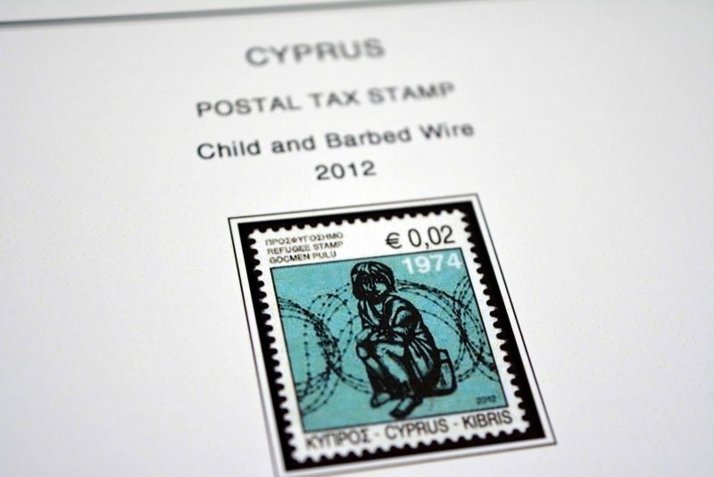 COLOR PRINTED GREEK CYPRUS 2011-2020 STAMP ALBUM PAGES (41 illustr. pages)