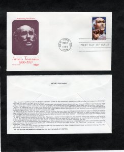2411 Toscanini, FDC Artmaster cachet