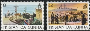 Tristan Da Cunha, #242-243 Unused From 1983,  CV-$7.75