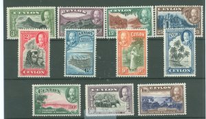 Ceylon #264-274  Single (Complete Set)