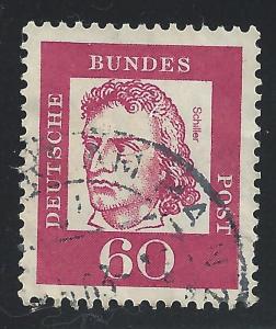 Germany #834 60pf Friedrich von Schiller