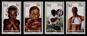 Bophuthatswana 68-71 MNH International Year for the Disabled