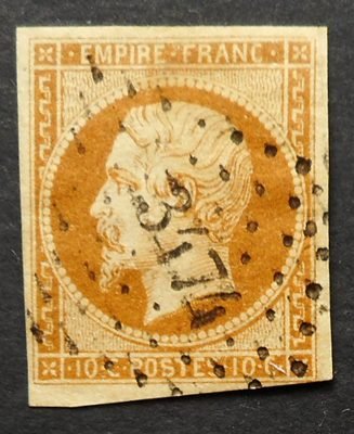 France, Scott 14, Used, 3 margins