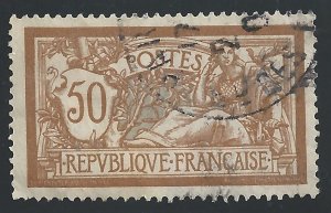 France #123 50c Liberty and Peace - Used