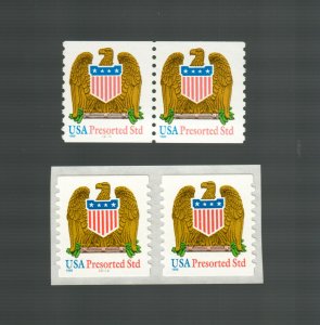 3270 & 3271 Eagle & Shield Pairs  MNH