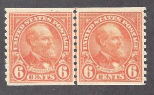 723 Mint,OG,NH... Line Pair... SCV $82.50