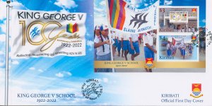 Kiribati 2022 FDC Education Stamps King George V School 100th Anniv 2v M/S 