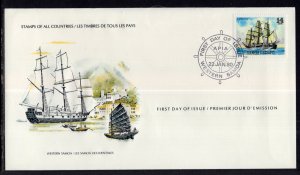 Samoa 504 Sailing Ship U/A FDC