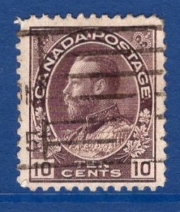 Canada   #118 used  1925  George V  10c  brown