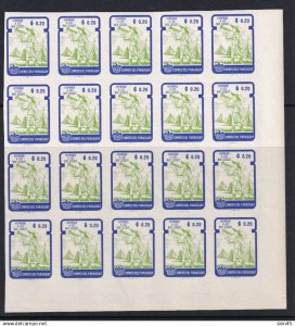 Paraguay 1962 Boy Scouts Powel Imperf multiple of each 20 MNH CV $440 16239