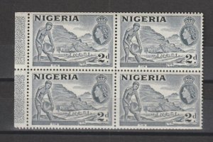 NIGERIA 1953 SG 72c Variety MNH