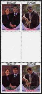 Tuvalu 1986 Royal Wedding (Andrew & Fergie) 60c with ...