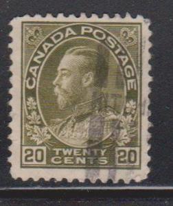 CANADA Scott # 119 Used - KGV Admiral Issue