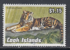 Cook Islands 1095 Tiger MNH VF