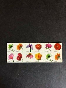 US Stamps # 4185a Beautiful Blooms 41c Booklet Pane of 20 MNH