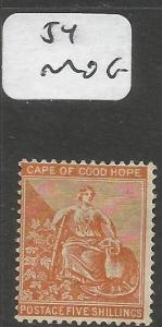 Cape of Good Hope SG 54 MOG (4cjv)