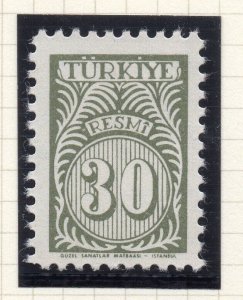 Turkey 1957 Early Issue Fine Mint Hinged 30p. NW-17677