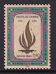 United Nations Geneva  #171  MNH  1988 declaration human rights