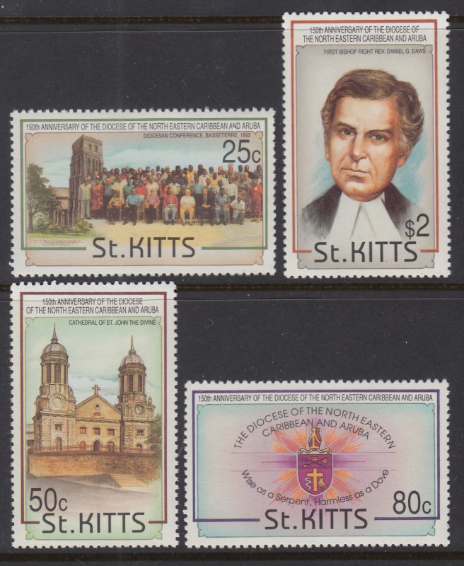 St Kitts 356-359 MNH VF