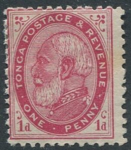 Tonga 1886 SG1b 1d King George I #2 MLH