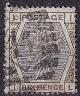 Great Britain #62  Plate 15  F-VF Used  CV $70.00 (Z9103)