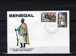 Senegal 1982 FDC Natl.Hero Dior-Horses-Military Set Sc#549/0