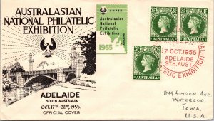 Australia 1955 - Australian Nat'l Philatelic Exhibition - Adelaide, SA - F66630
