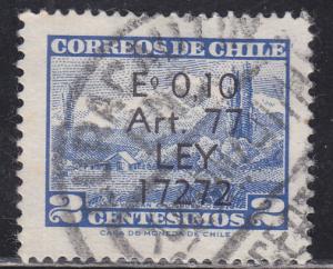 Chile RA1 The Choshuenco Volcano O/P 1970