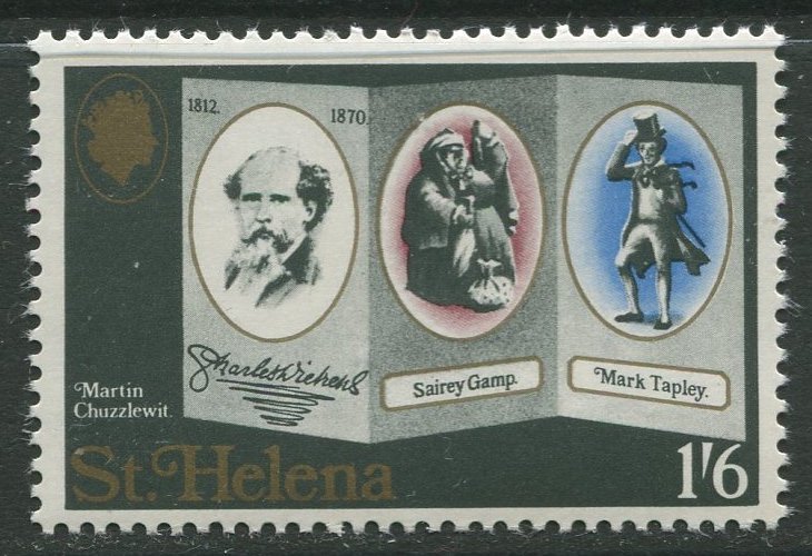 STAMP STATION PERTH St Helena #234 Charles Dickens 1970 MNH